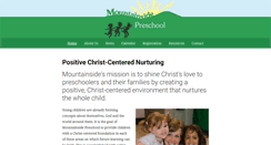 Desktop Screenshot of mountainsidepreschool.com