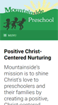 Mobile Screenshot of mountainsidepreschool.com